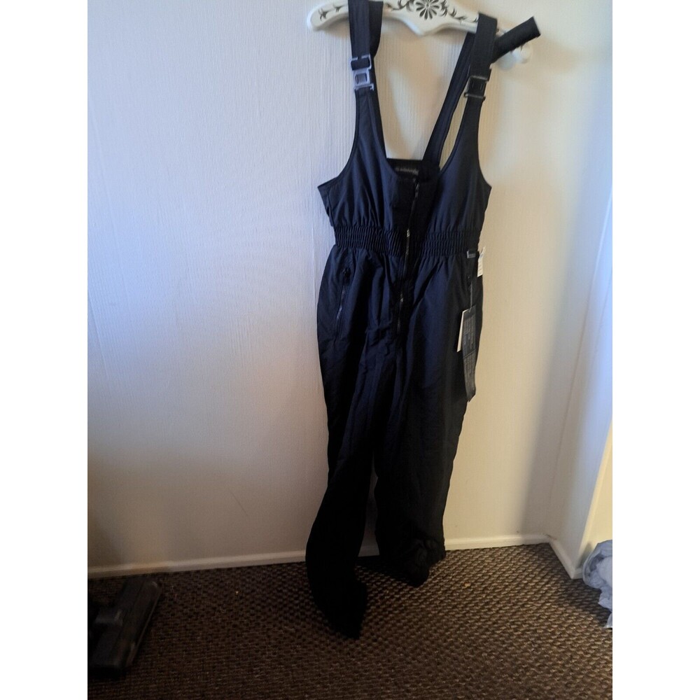 Edelweiss Ski bib  Ski Pants One Piece Snow Suit Women Size 12 Black